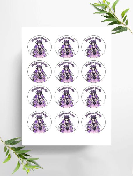 Anime Manga  Muffinaufleger, Ø ca. 6 cm, 0859x